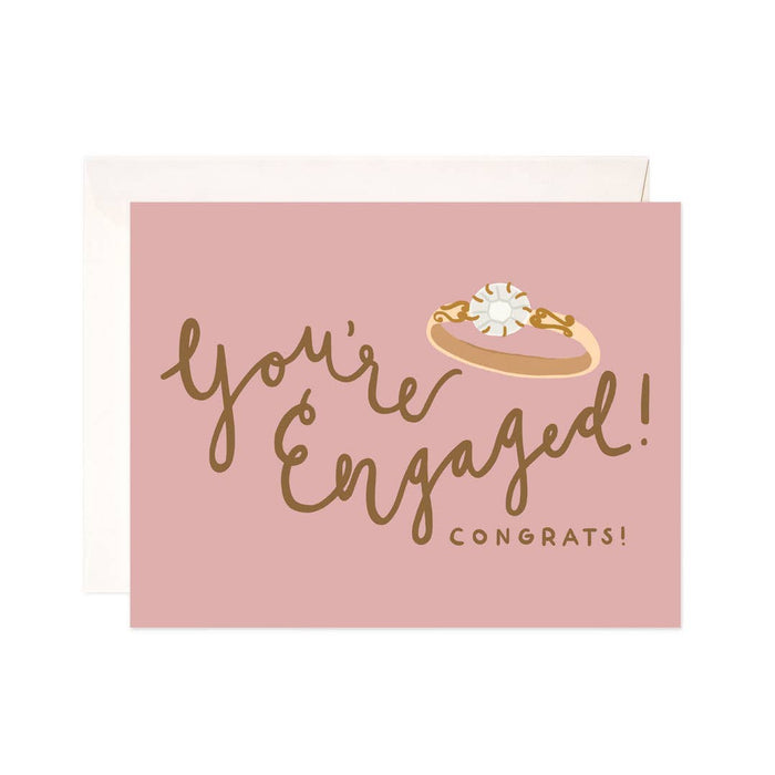 Engaged Ring Card