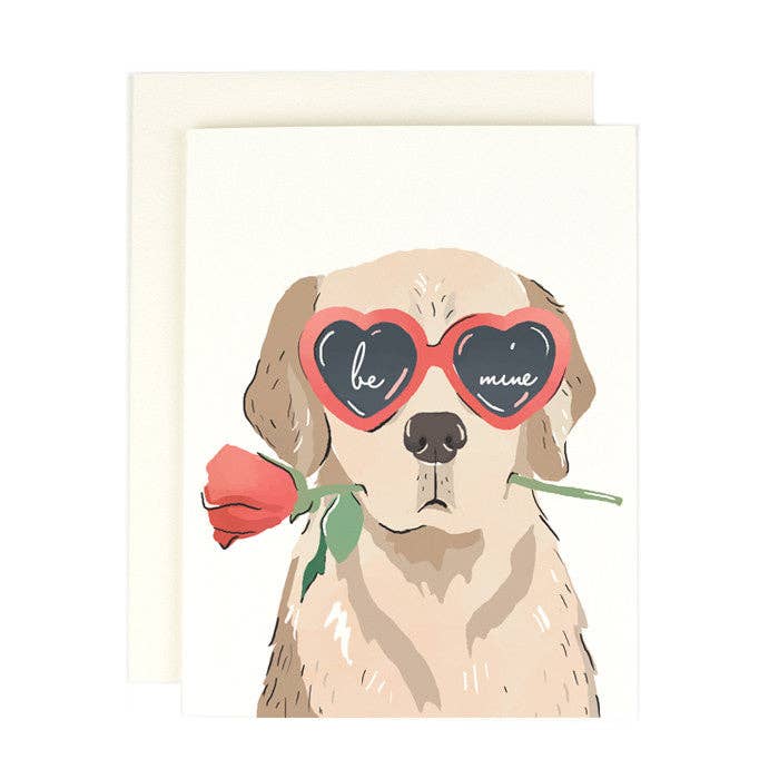Be Mine Heart Eye PupCard