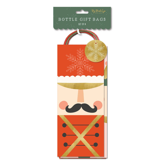 Nutcracker Wine Gift Bag