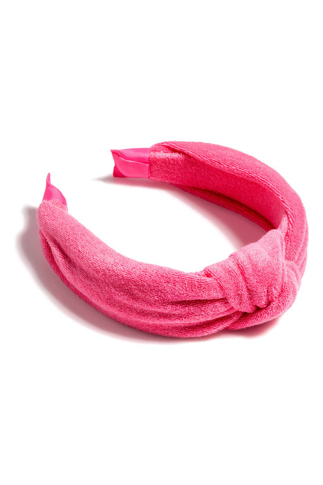 Terry Knotted Headband | Orange