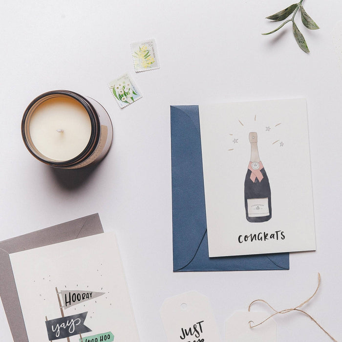 Congrats Champagne Card