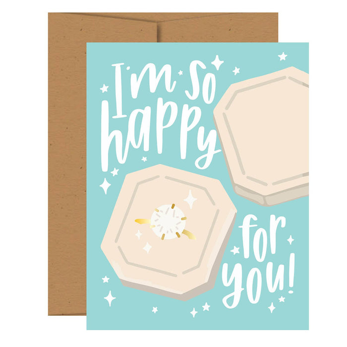 So Happy For You Ring Card
