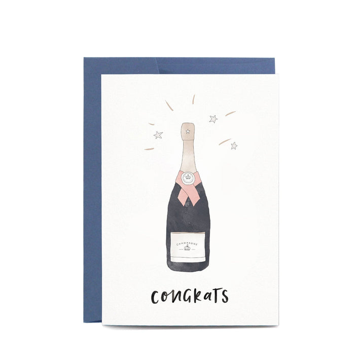 Congrats Champagne Card