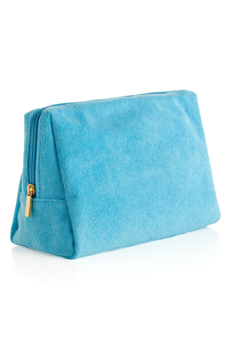 Terry Zip Pouch | Turquoise