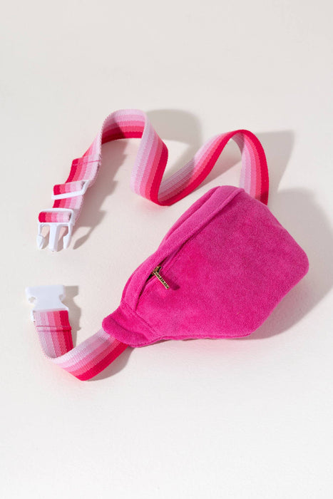 Terry Belt Bag | Fuchsia