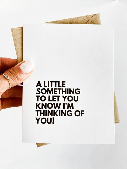 A Little Something Card