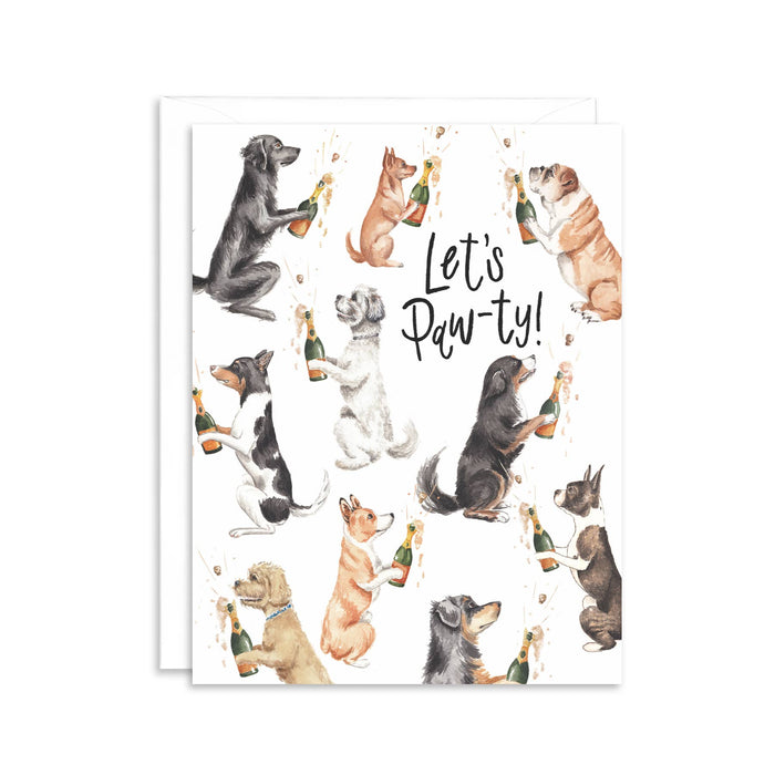 Let's Paw-ty Dogs Card
