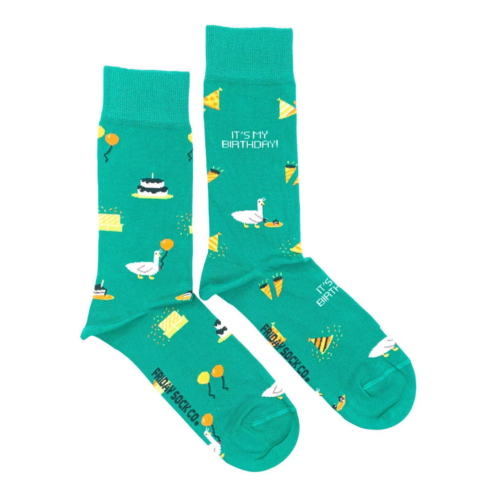 Birthday Mismatched Men's Socks