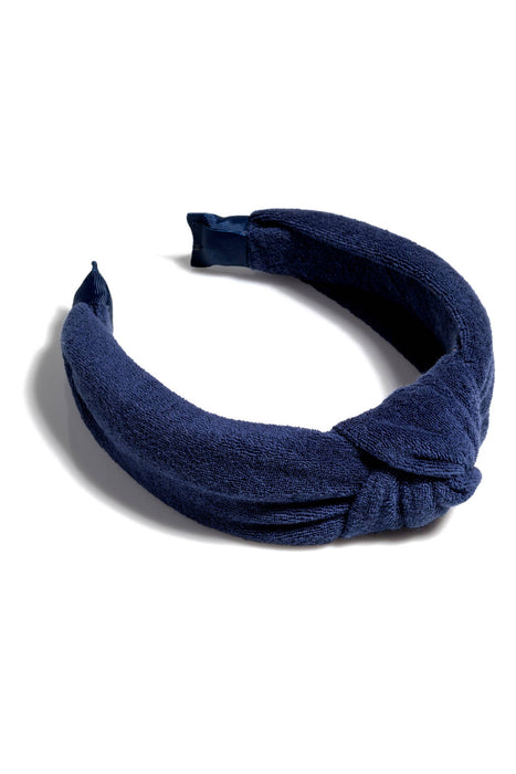 Terry Knotted Headband | Orange