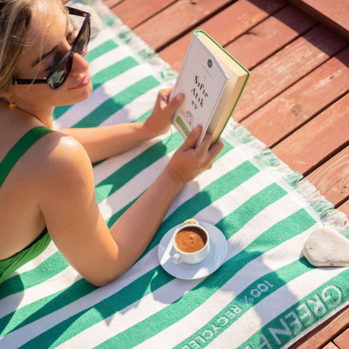 Delmor Beach Towel | Ochre