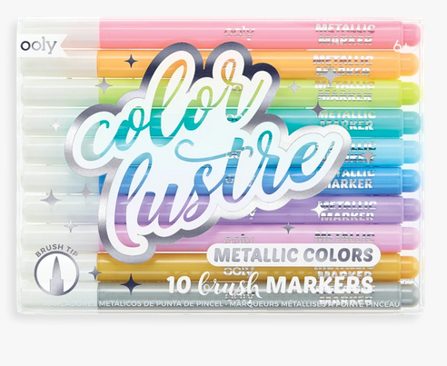 Color Lustre Metallic Brush Markers