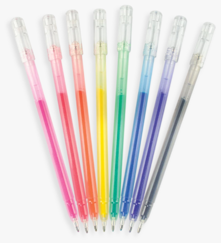 Radiant Writers Colored Glitter Gel Pens