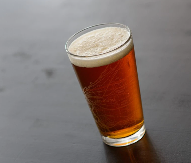 City Maps Pint Glass
