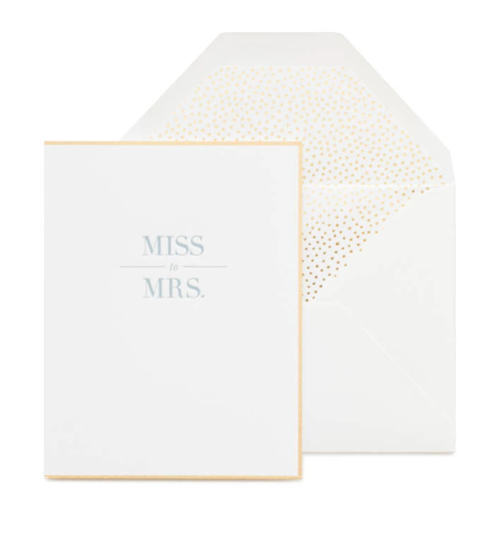 Miss to Mrs