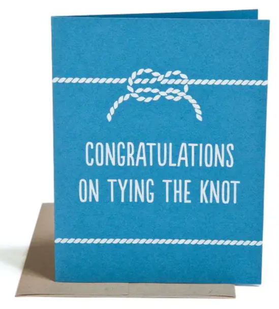 Tie the Knot Card