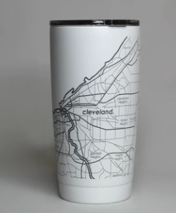 City Maps Insulated Pint Tumbler | White