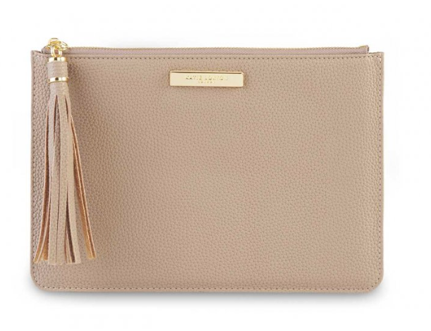 Tassel Pouch - Taupe