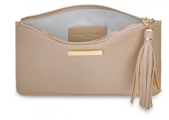 Tassel Pouch - Taupe