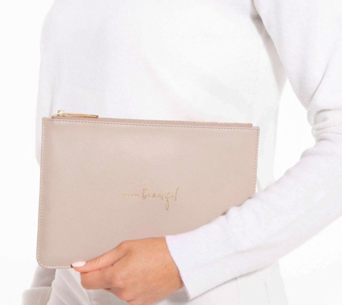 Perfect Pouch -Pink Hello Beautiful