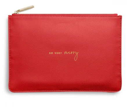 Perfect Pouch - Red So Merry