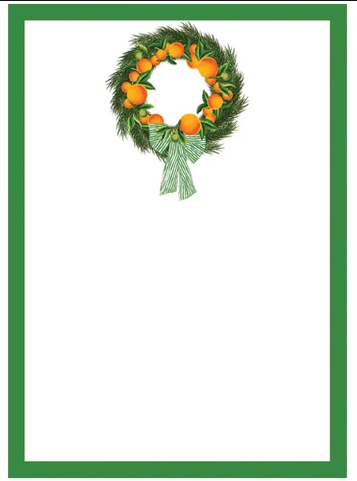 Citrus Wreath Notepad