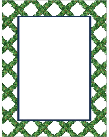 Boxwood Lattice  Small Notepad