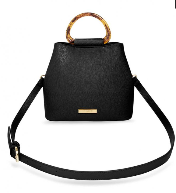 Tori Tortoiseshell Purse - Black