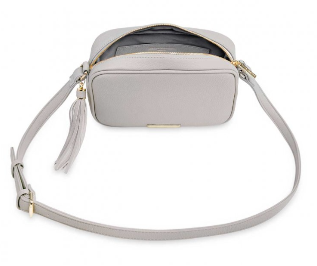 Sophia Tassel Crossbody - Stone