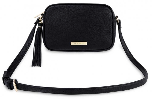 Sophia Tassel Crossbody - Black