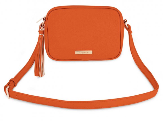 Sophia Tassel Crossbody - Orange