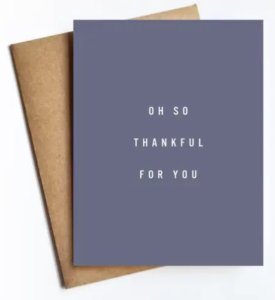 Oh So Thankful