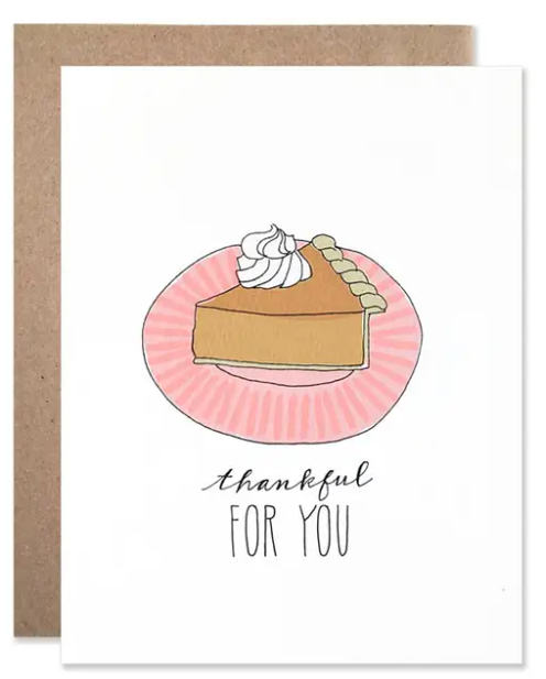 Thanksgiving Pie Card