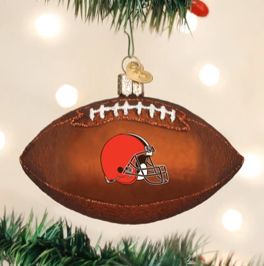 Cleveland Browns Football Ornament