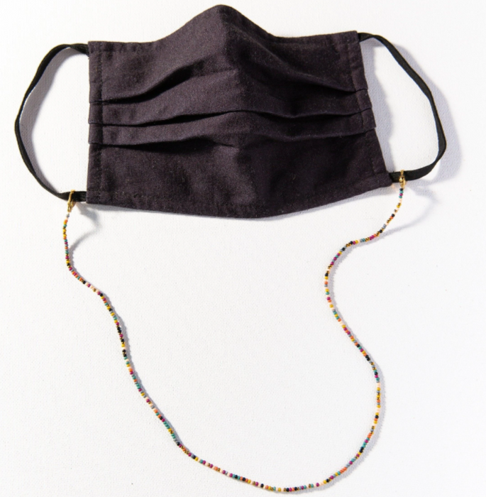 Multi Beaded Mask Necklace - Confetti