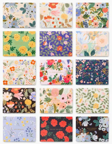 Mixed Florals Essential Card Box