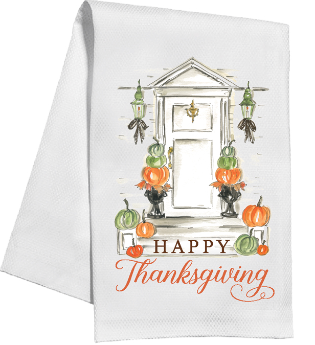 Festive Door Kitchen Towel