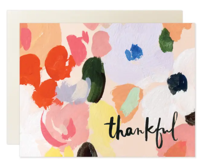 Petals Thankful Card