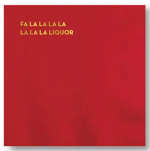 Fa La La Liquor Napkins