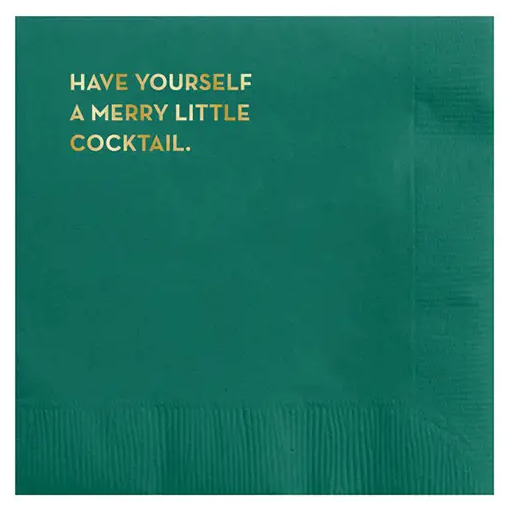 Merry Cocktail Napkins