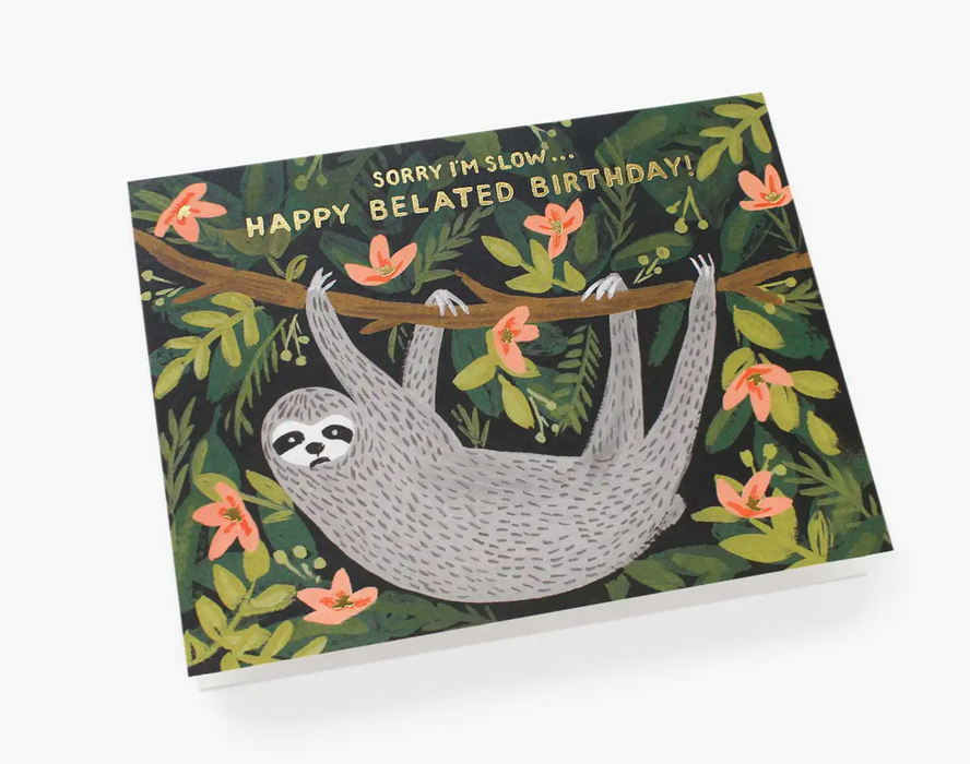 Sloth Belated Birthday