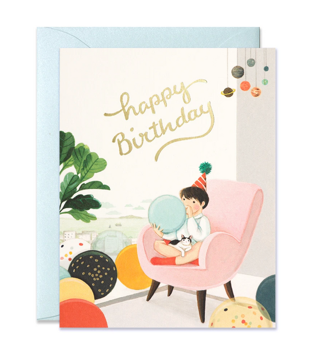 Blowing Balloons Birthday