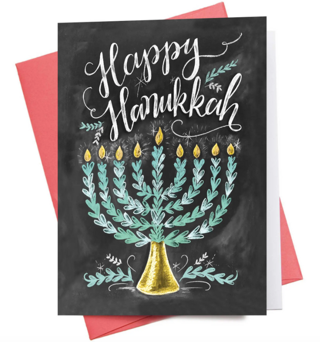 Chalkboard Hanukkah
