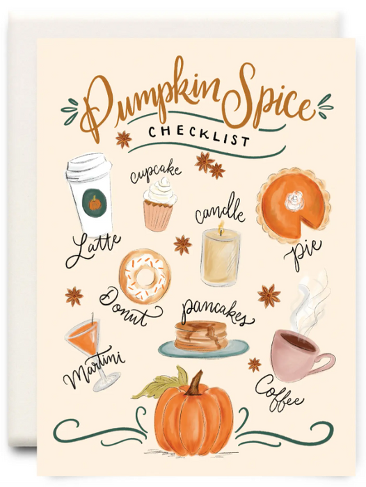 Pumpkin Spice Checklist