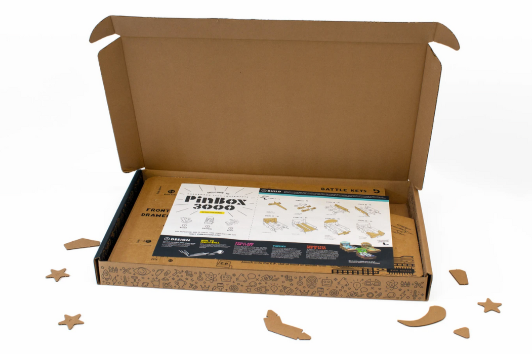PinBox 3000 Cardboard Pinball Kit