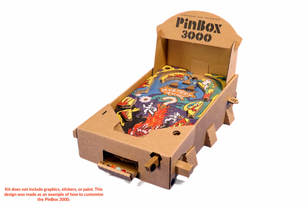 PinBox 3000 Cardboard Pinball Kit