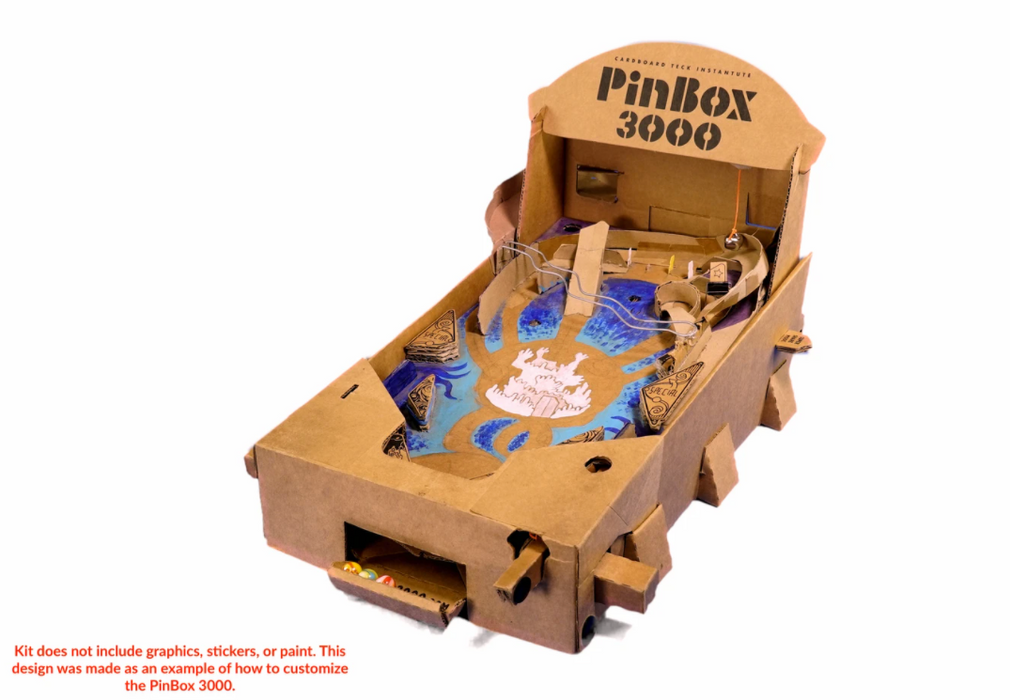 PinBox 3000 Cardboard Pinball Kit – Lovely Paperie & Gifts