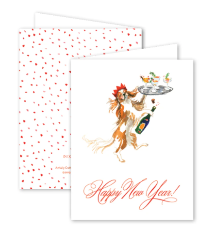 Champagne Dog New Year