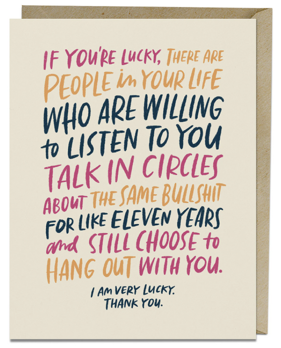 Talk in Circles Card