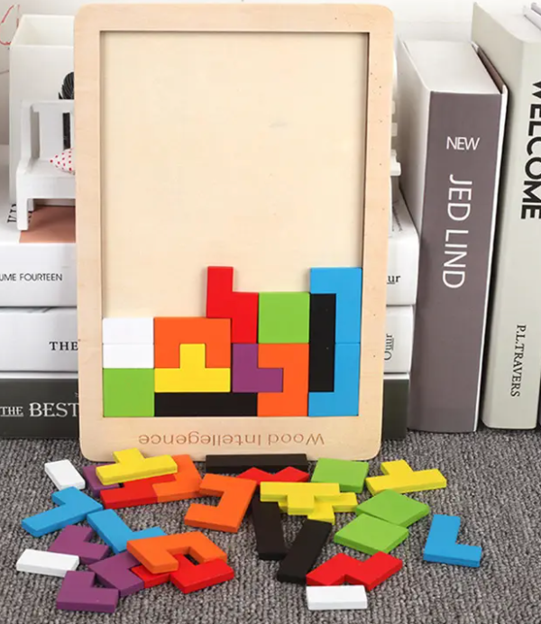 Tetris Wooden Game
