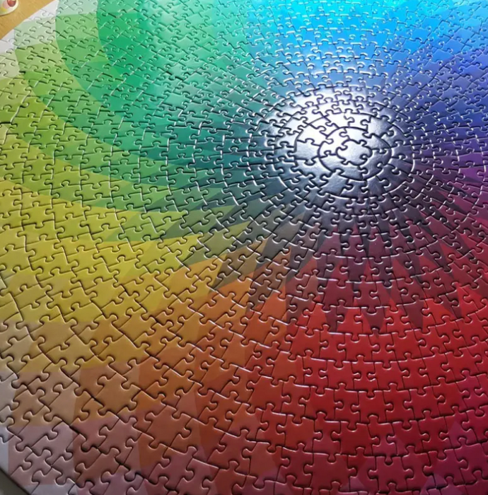 Round Rainbow Puzzle